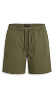 ALLSAINTS Camas Drawstring Shorts - Khaki