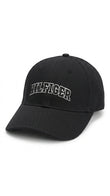Tommy Hilfiger Men Logo Embroidered Baseball Cap - Black