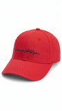 Tommy Hilfiger Script Logo Baseball Cap - Red