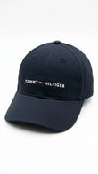 Tommy Hilfiger Logo Embroidered Baseball Cap - Navy Blue