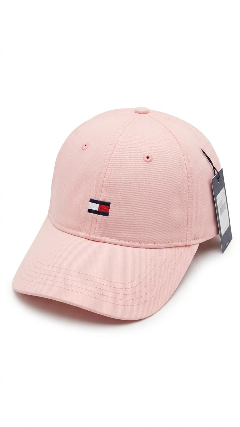 Tommy Hilfiger Classic Flag Logo Baseball Cap - Pink