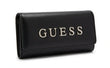 GUESS Women's Logo Flap Wallet - Black