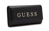 GUESS Women's Logo Flap Wallet - Black
