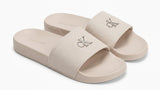 Calvin Klein Women's CK Logo Pool Slides - Nude
