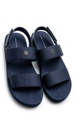 Tommy Hilfiger Women Logo Monogram Strap Sandals - Navy