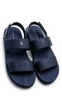 Tommy Hilfiger Women Logo Monogram Strap Sandals - Navy