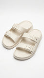 Tommy Hilfiger Double-Strap Adjustable Sandals - Ecru