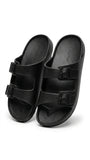 Calvin Klein Adjustable Strap Sandals - Black