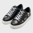 KARL LAGERFELD Women's Choupette & Karl Embellished Low-Top Sneakers - Black