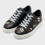 KARL LAGERFELD Women's Choupette & Karl Embellished Low-Top Sneakers - Black