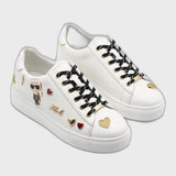 Karl Lagerfeld Women Embellished Low-Top Sneakers - White Multi