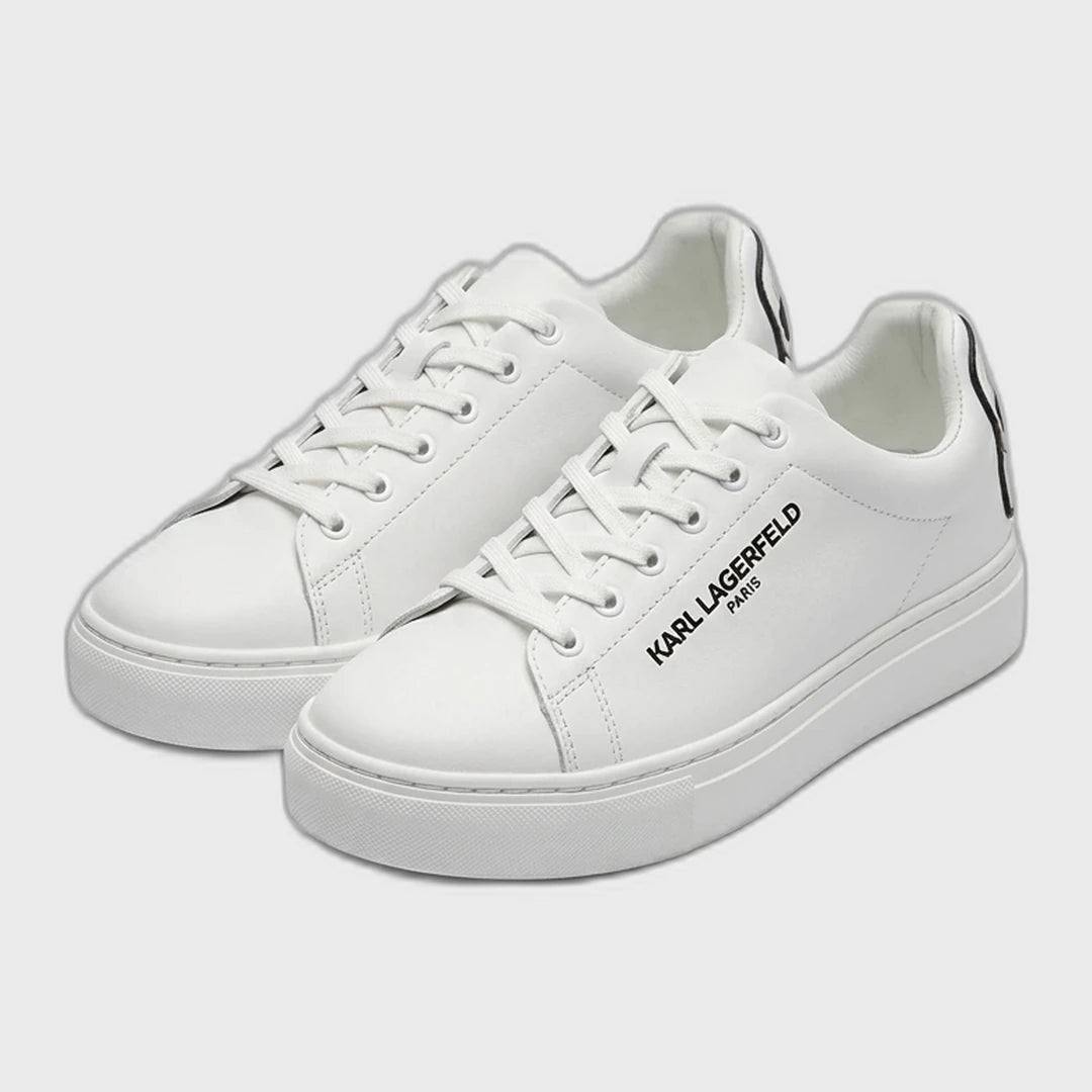 KARL LAGERFELD Men Signature Low-Top Sneakers - White