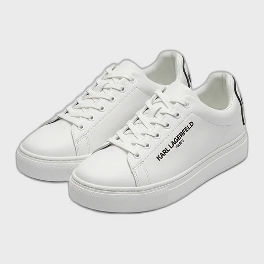 KARL LAGERFELD Men Signature Low-Top Sneakers - White