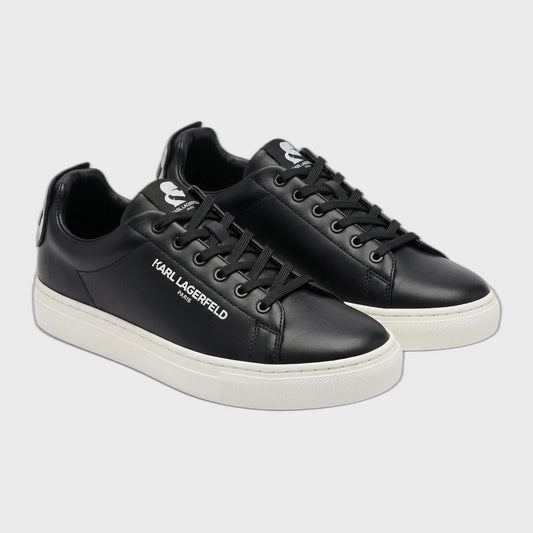 KARL LAGERFELD Men's Kapri Logo Lace-Up Sneakers - Black