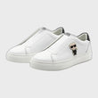 Karl Lagerfeld K/Icon Slip-On Platform Sneakers - White