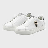 Karl Lagerfeld K/Icon Slip-On Platform Sneakers - White