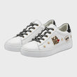 Karl Lagerfeld Women's Embellished Low-Top Sneakers - White