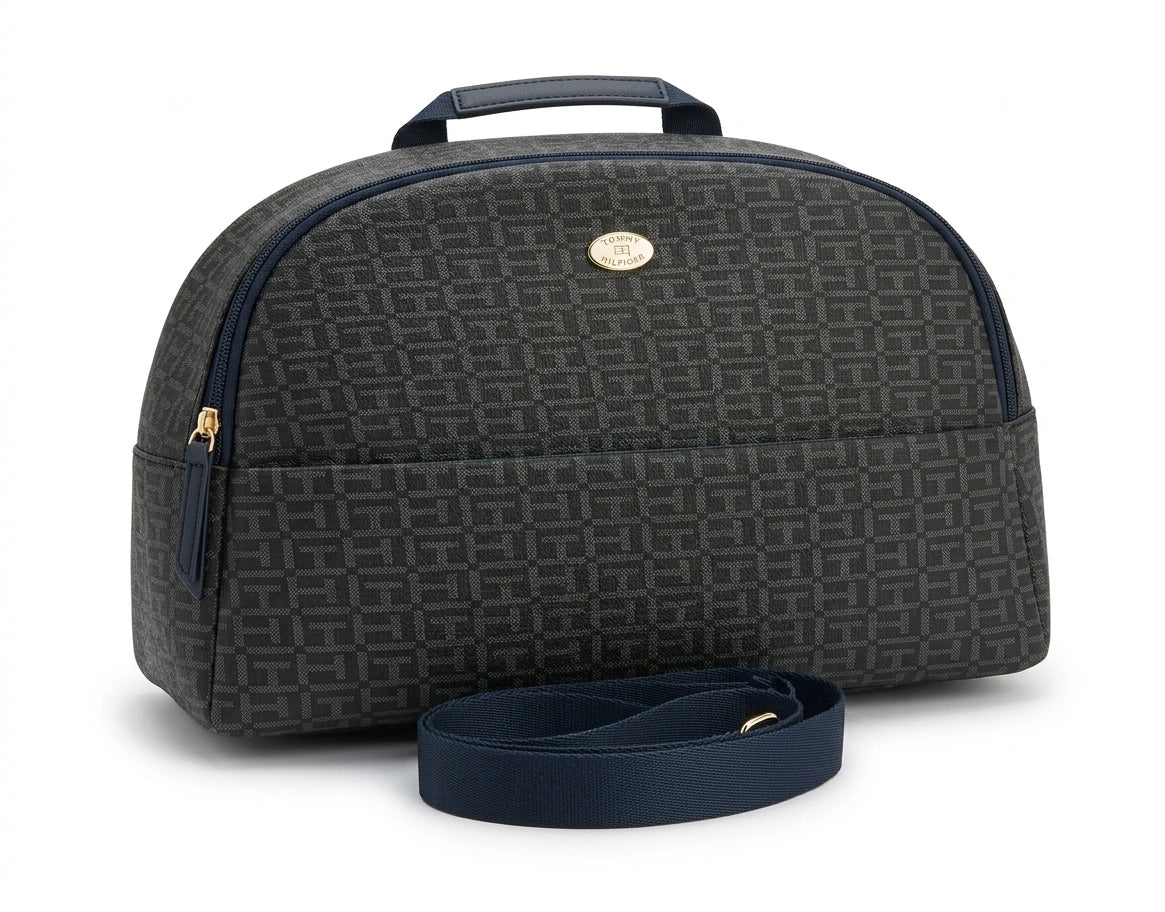 Tommy Hilfiger Women's Monogram Backpack - Dark Grey