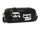 KARL LAGERFELD K/Karl & Choupette Crossbody Bag - Black