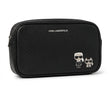 KARL LAGERFELD K/Ikonik Karl & Choupette Wash Bag - Black
