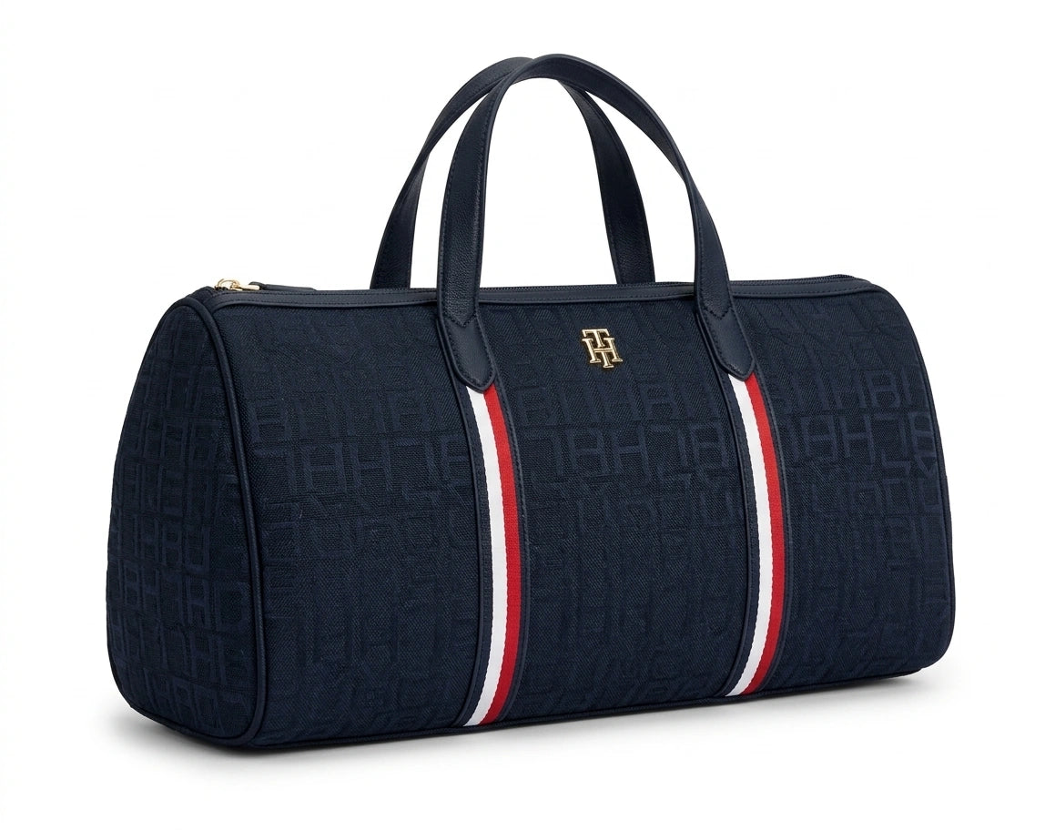 Tommy Hilfiger Monogram Barrel Duffle Bag - Navy