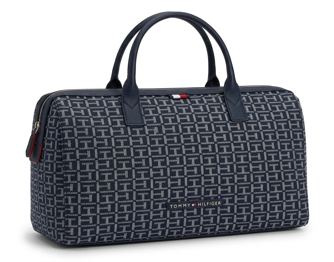 Tommy Hilfiger TH Monogram Duffle Bag - Navy