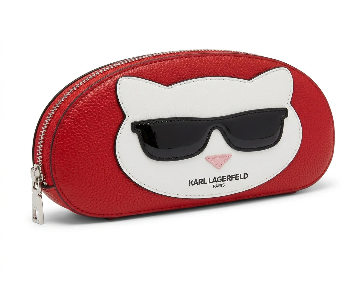 Karl Lagerfeld Choupette Cosmetic Pouch - Red