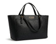 GUESS Women Albury Logo Embossed Tote Bag - Black