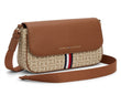 Tommy Hilfiger TH Monogram Mix Crossbody Bag - Brown