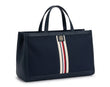 Tommy Hilfiger Iconic Stripe Canvas Tote Bag - Navy