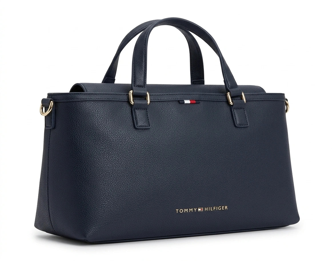 Tommy Hilfiger Women's Structured Tote Bag - Navy