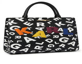KARL LAGERFELD Women K/Karlogram Satchel Bag - Black Multi