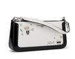 KARL LAGERFELD K/Ikonik 2.0 Patch Baguette Bag - White/Black