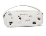 Karl Lagerfeld Women's K/Pins Camera Bag - White