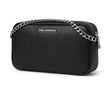 KARL LAGERFELD Women's K/Klassik Leather Chain Crossbody Bag - Black