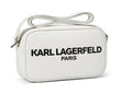 Karl Lagerfeld Paris Logo Camera Bag - White