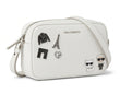 Karl Lagerfeld K/Ikonik Pins Crossbody Bag - White