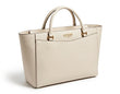 GUESS Women's Faux Leather Tote Bag - Bone