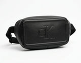 Calvin Klein Men's Embossed CK Logo Belt Bag - Black