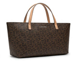 Calvin Klein CK Signature Tote Bag - Brown