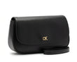 Calvin Klein Women Minimal Flap Crossbody Bag - Black