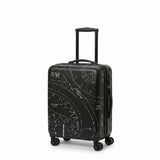 Sprayground Hardside Spinner Luggage - Constellation Map Print - Black