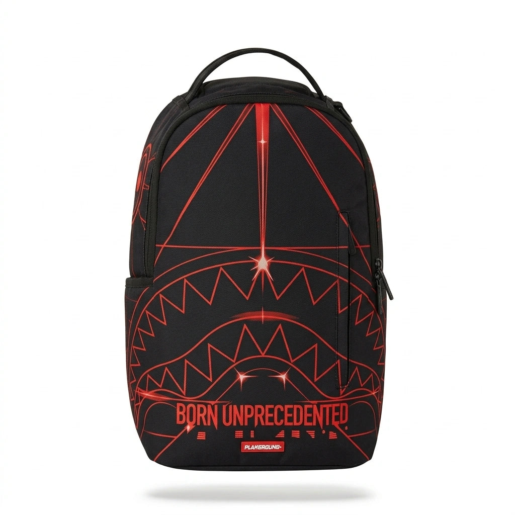 Sprayground Born Unprecedented Shark Mouth Backpack - Black/Red