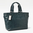 G-STAR Faux Leather Tote Bag - Petrol Blue