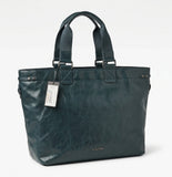 G-STAR Faux Leather Tote Bag - Petrol Blue