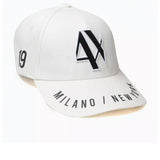 Armani Exchange The Gymnasium AX Logo Baseball Cap in Cotton
