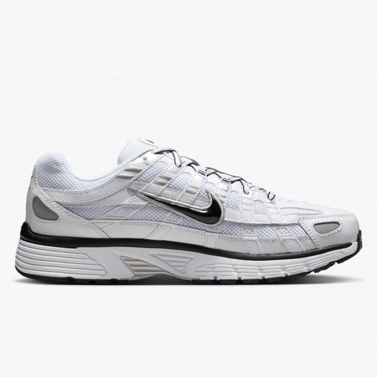 Nike P-6000 Men's Shoes (CD6404-107, White/Metallic Silver/Black/Black)