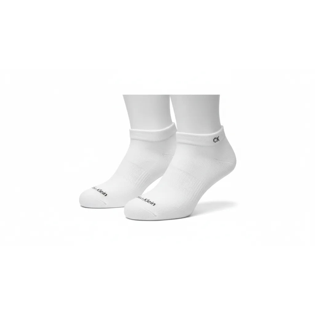 Calvin Klein Minimal White Low-Cut Socks - Pack of 3