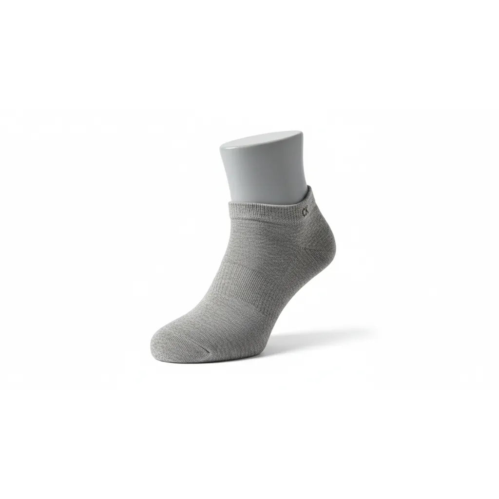 Calvin Klein Premium Low-Cut Cotton Blend Socks – Grey - Pack of 3