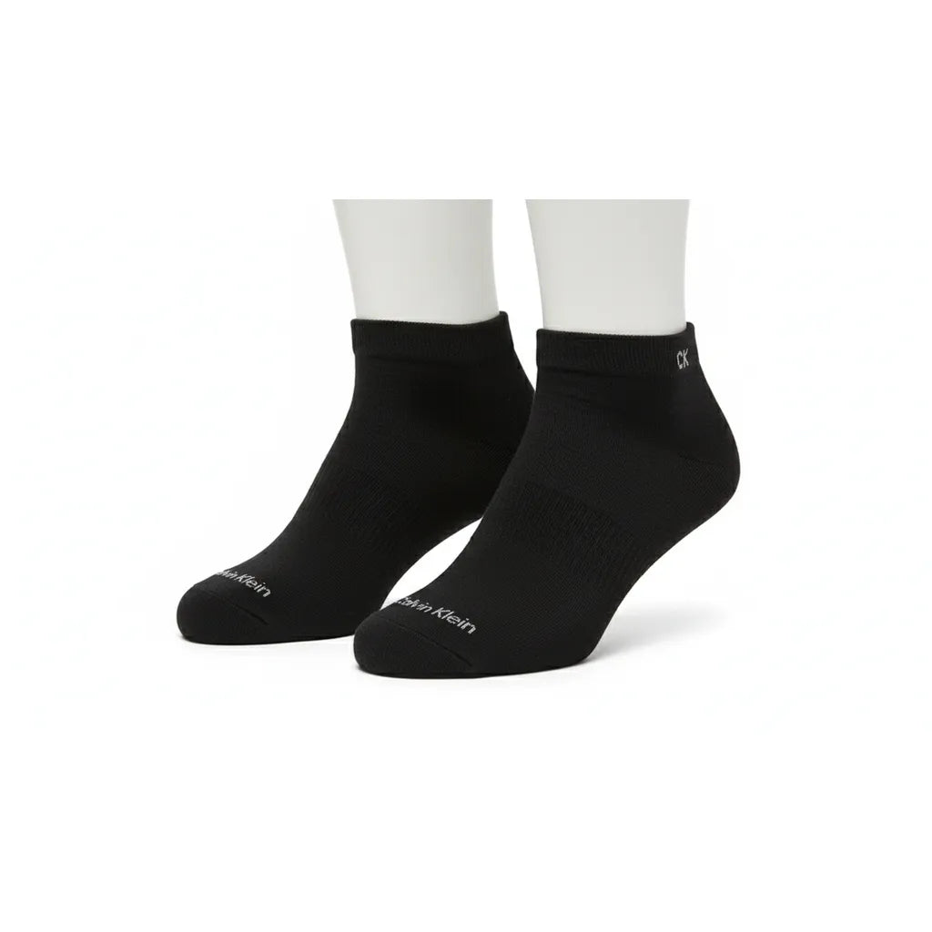 Calvin Klein Premium Low-Cut Cotton Blend Socks – Black - Pack of 3